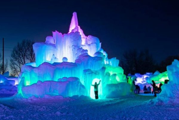 ice castles in Rigby Idaho